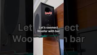 Boat subwoofer pair with soundbar  💯  solution [upl. by Aihsikal]