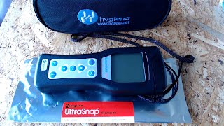 ULTRASNAP Surface contamination ATP testing Using a Hygiena System Sure Plus Luminometer [upl. by Aihsram]