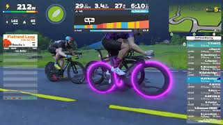 Group Ride  Wandering Flats Makuri Islands  Zwift Cycling [upl. by Akinat734]