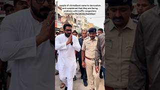 Asaduddin Owaisi Sahab amp MLA Majid Hussain  Traffic Problem  Hyderabad  AIMIM shorts [upl. by Animrac]