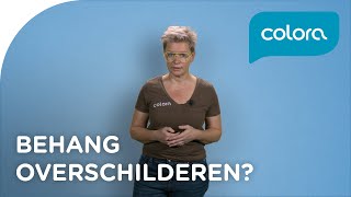 Kan ik behang overschilderen  Verfvragen en tips van de colora coach [upl. by Romo]