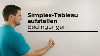 Simplextableau aufstellen SimplexAlgorithmusVerfahren  Mathe by Daniel Jung [upl. by Sill]