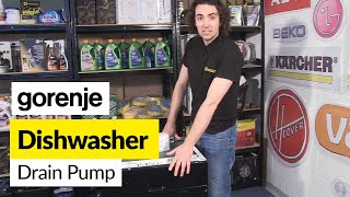 How to Replace a Dishwasher Drain Pump  Gorenje [upl. by Adnwahsor]