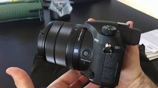 Sony RX10 M4 Hands On Review [upl. by Adelpho634]