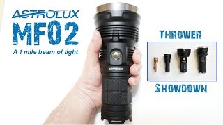 Astrolux MF02 Flashlight review  Neutral White [upl. by Ecinwahs]