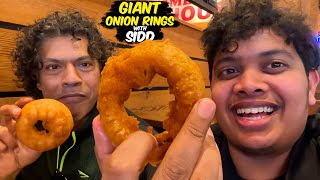 Giant Onion Rings in America  Irfans View [upl. by Otrebliw260]