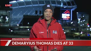 Broncos fans react to death of Demaryius Thomas [upl. by Willcox703]