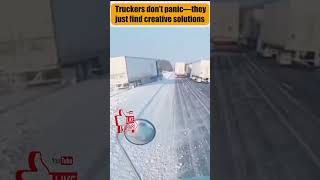 Trucker’s Icy Detour Saves the Day [upl. by Cacia718]