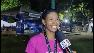 Daniela atleta campeã neste sábado no AmaRider Night Run em Amargosa [upl. by Nivart]