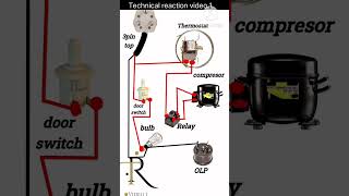 Frige wiring 👍 electrical electrian electrian boardwiring boardwiring electrician electritian [upl. by Eisyak]