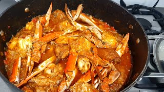 SEA FOOD FRIED STEW😋foodie cooking recipe food [upl. by Guild]