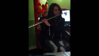 dégénération by mes aieuxplaying by accoustic sister on flute [upl. by Tnerual]