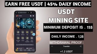 Usdt Earning Site  Earn Free Usdt  Best Usdt Investment site  New Usdt Mining  Usdt Earning [upl. by Plotkin]