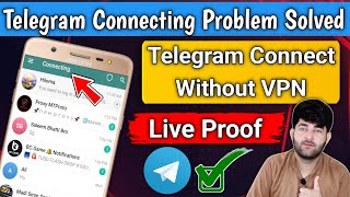 Telegram Connecting Problem Telegram Connecting Problem Solved Without VPN  Telegram Connect Issue [upl. by Enymzaj]