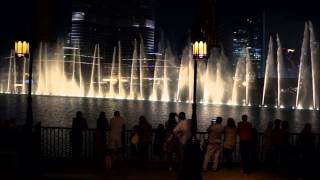 Burj Dubai Khalifa Fountain  Najveca i najljepša fontana na svijetu [upl. by Amesari]