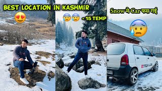 Finally Snow मिल गई ❄️ 15🥶Best Location In Kashmir ❤️ Delhi To Kashmir Road Trip Tarun vlogs [upl. by Tran]