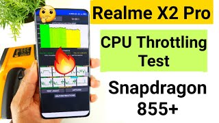 Realme x2 pro cpu throttling test [upl. by Sherm]