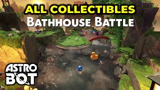 Bathhouse Battle Collectibles Guide All Bots amp Puzzle Pieces Locations  Astro Bot [upl. by Ellenig]