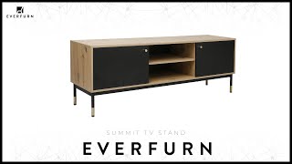 Summit TV Stand Assembly Video  Everfurn [upl. by Anillehs]