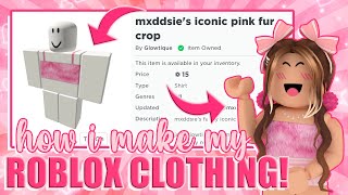 how I make my ROBLOX clothing advanced tutorial  mxddsie ♡ [upl. by Borgeson]