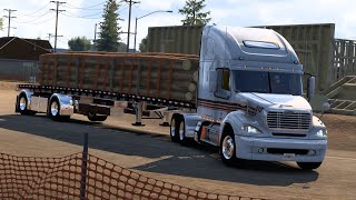 American Truck Simulator 2023 149 beta Freightliner C120 Century Class Flatbed Benson 1440p [upl. by Edgard]