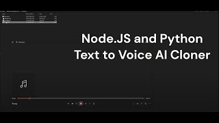 Node JS and Python Text to AI Voice cloning trump maga aivoice python nodejs [upl. by Rettig981]