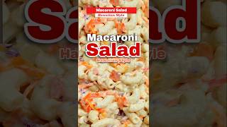 Easy Ham Macaroni Salad Recipe Hawaiian style [upl. by Ovatsug181]