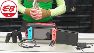 Nintendo Switch Unboxing  First Reactions  EB Unboxes [upl. by Enelloc]