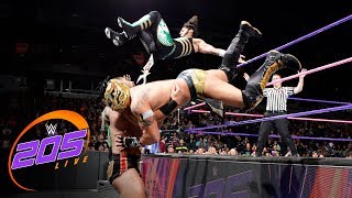 Kalisto amp Mustafa Ali vs Enzo Amore amp Ariya Daivari WWE 205 Live Oct 10 2017 [upl. by Kassandra166]