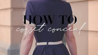 How To Conceal Your Corset Story Corset [upl. by Brothers379]