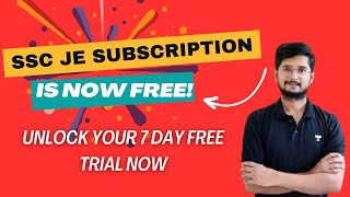 Experience a 7Day Free Trial and Gain Instant Access to SSC JE amp STATE AE Subscriptions [upl. by Darees]