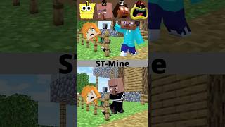 MINECRAFT VS SPONGEBOB BATTLE 4 minecraft spongebob [upl. by Bertrando]