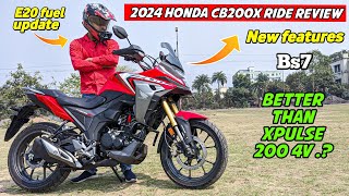 2024 All New Honda CB 200x Detailed Ride Review  Better Than Hero Xpulse 200 4v [upl. by Nniuqal40]