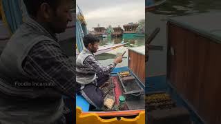 1000Rs Floating Fruit Chaat of Kashmir😱😱 Indian Street Food  Srinagar Kashmir [upl. by Kcirdnekal]