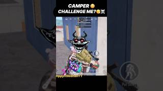 CAMPER CHALLENGE ME ☠️😮‍💨 bgmi shorts [upl. by Risley]