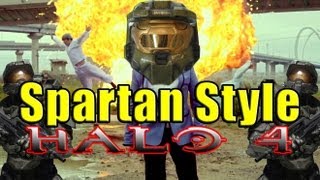 SPARTAN STYLE  TEAMHEADKICK PSY HALO 4 PARODY [upl. by Nuri183]