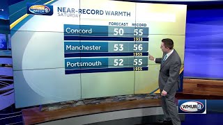 Nearrecord warmth coming this weekend to New Hampshire [upl. by Aicella390]