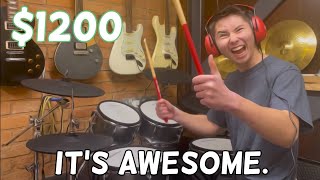 This CHEAP Acoustic Design Electronic Drum Kit is EPIC [upl. by Soloma639]