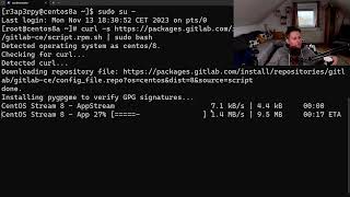 Gitlab  Installation on CentOS 8 [upl. by Enigroeg]