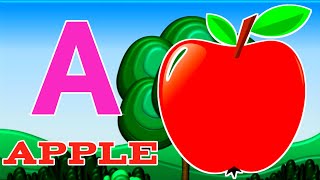 A for apple  अ से अनार  abcd  phonics song  a for apple b for bat c for cat  abcd song  abcde [upl. by Siberson546]