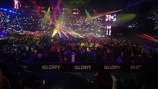 Badr Hari Walkout Vs Rico Verhoeven  Glory Collision 2 FAN CAM [upl. by Aivatnuhs]