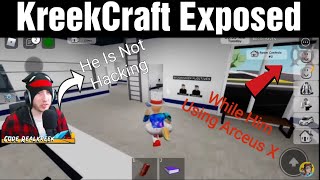 KreekCraft Saying This Guy Not Using Exploits Arceus X KreekCraft [upl. by Anialad]