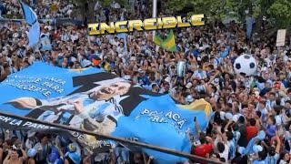 Tremendo banderazo Argentino previo al Argentina vs Colombia [upl. by Quintessa]