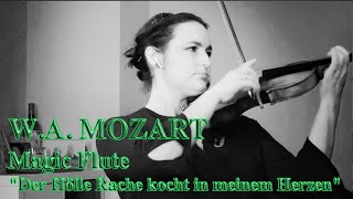 WA Mozart quotDer Hölle Rache kocht in meinem Herzenquot from the Magic Flute [upl. by Sorazal]