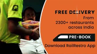 Enjoy Pre Booked Meals On Train with RailRestro Food App [upl. by Ahsataj]