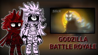 OPM amp MHA《GODZILLA BATTLE ROYALE》true form ULTIMA VS BURNING GODZILLA react to gacha [upl. by Nilyac437]