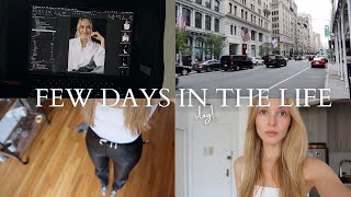 VLOG  new agency meetings photoshoot BTS what I eat during a busy work week amp more [upl. by Christiano]