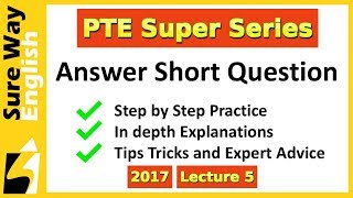 PTE Answer Short Question Practice Question and Expert Tips [upl. by Sebastien]