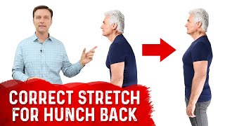 How To Fix Hunchback With The Correct Stretch – Dr Berg [upl. by Aribold]