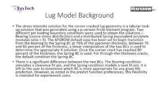 Improved Beta Solutions for Corner Crack at Lug [upl. by Nitsu759]